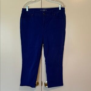 Chico's Women's platinum crop Ankle Jeans